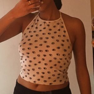 CROP HALTER TOP